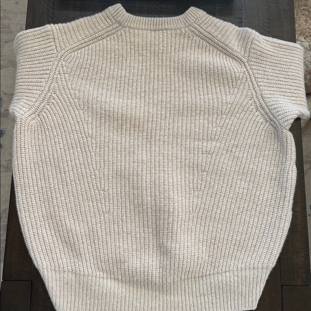 Athleta Beige/Oatmeal color Ribbed Knit Sweater - Picture 6 of 10